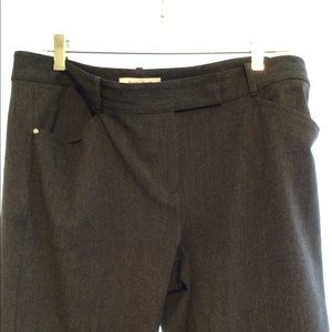 Charcoal stretchy pants, perfect for work!